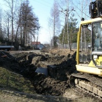 Budowa kolektora i sieci kanalizacyjnej  w Graboszycach, Rudzach i Trzebieńczycach