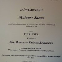 Finalisti z ZS Graboszyce