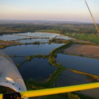 Uroczyste otwarcie montowni samolotów Aeroprakt na lotnisku „Zator”.