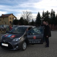 Samochód szkoleniowy Toyota Yaris dla WZS Zator